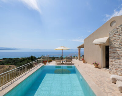 Villa Alemar House, Private pool, Spectacular sea views,150m to the beach.